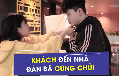 Khách đến nhà đàn bà cũng chửi